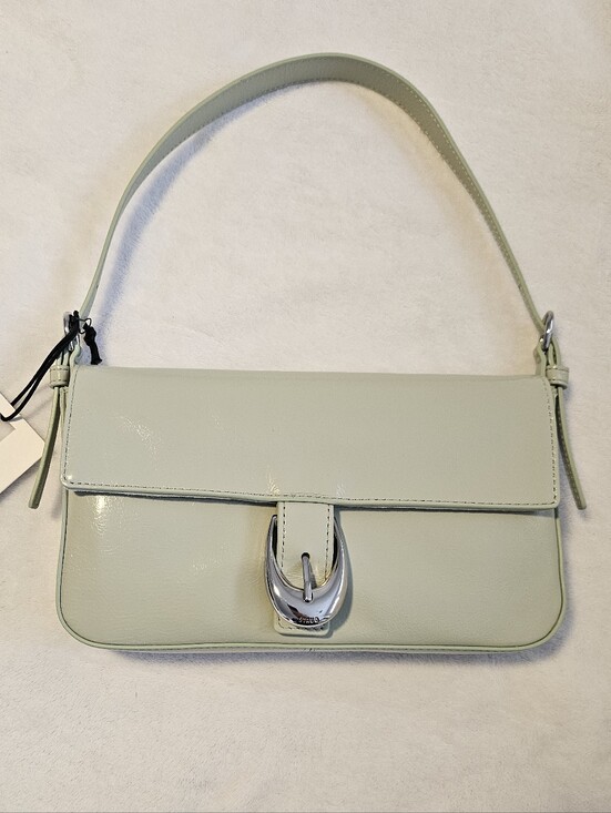 STAUD Handbags - STAUD Harlow Shoulder Bag - Pale Jade
